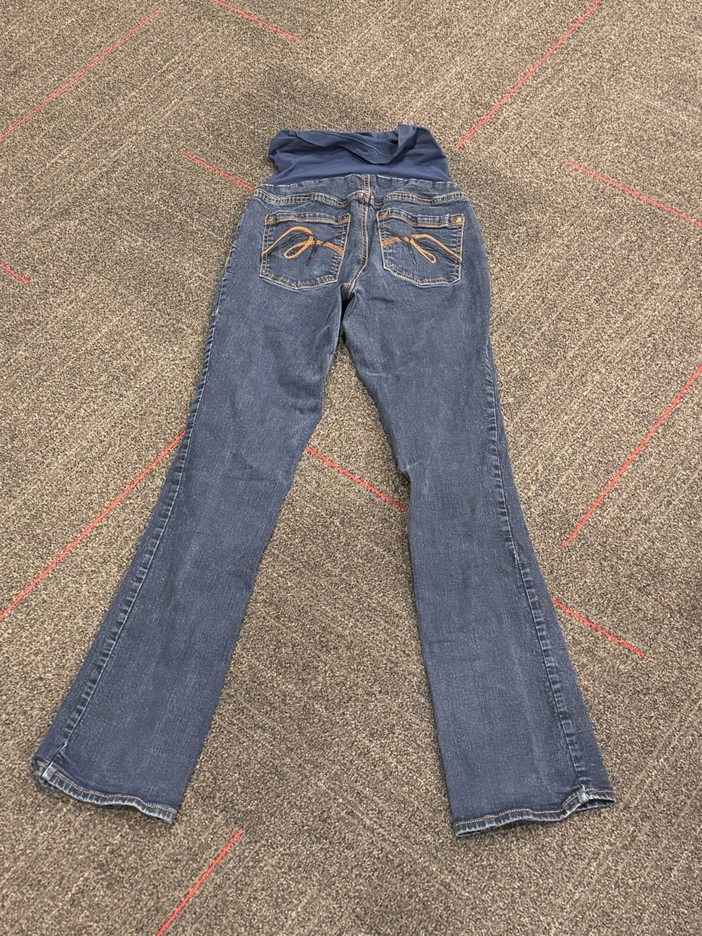 Maternity Jeans Indigo Blue Boot Cut Women's Jeans Size Small Denim